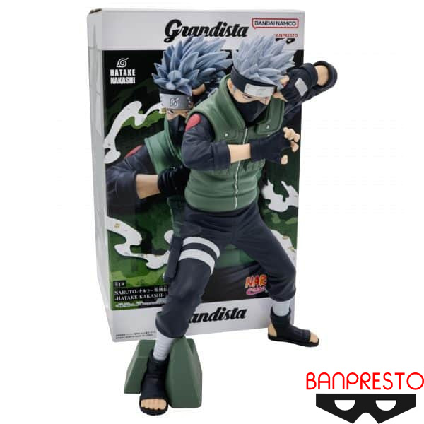 Banpresto Naruto Shippuden Grandista Kakashi Hatake II Figure
